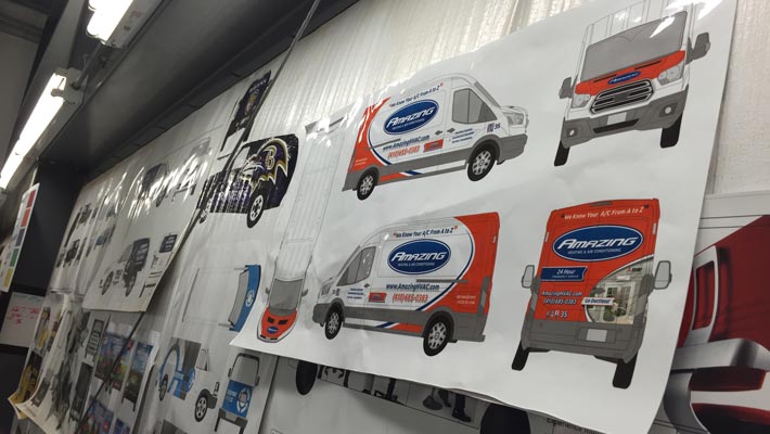 Mix-Matched Fleet Branding for Vehicle Graphics Eye-catching mix-matched vehicle wraps highlighting unique fleet branding strategies