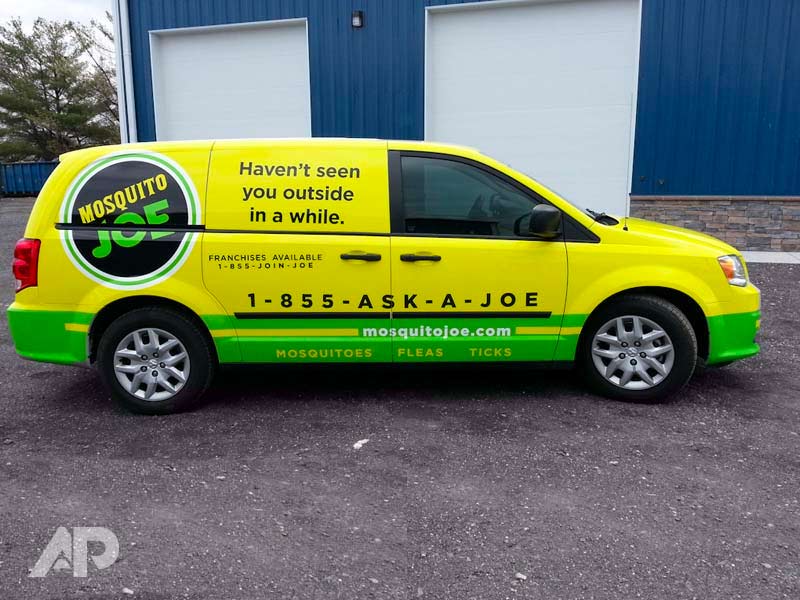 Mosquito Joe van wrap right side view Baltimore Maryland