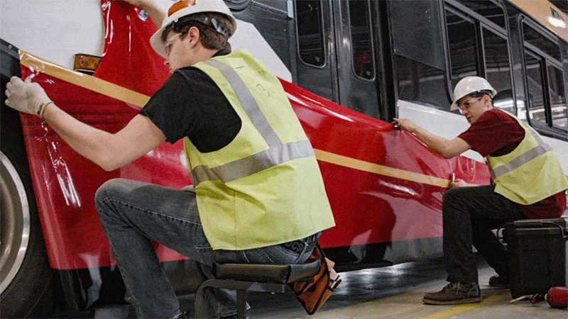 MTA bus wrap completed by Absolute Perfection in Maryland