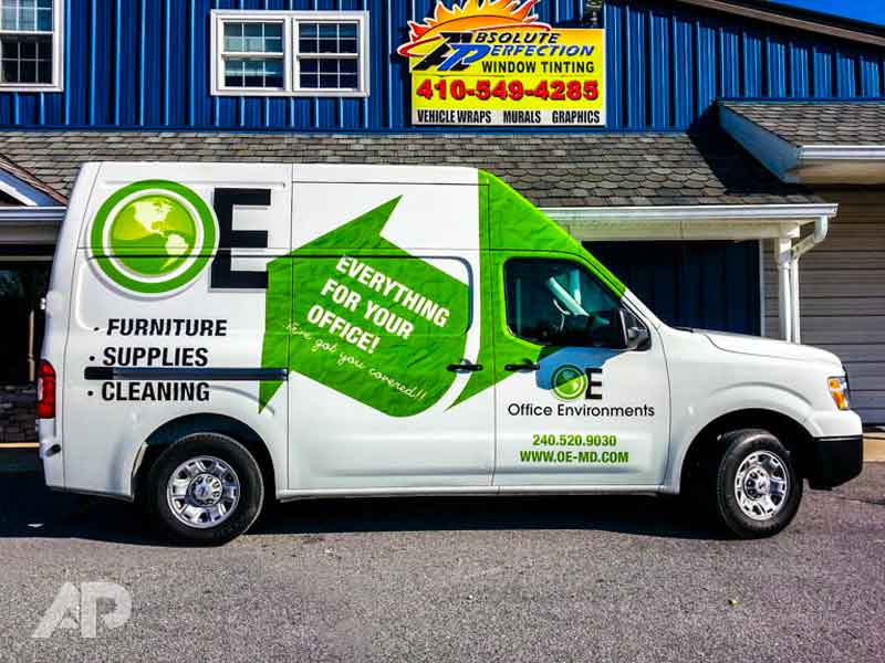 Office Environments NV Fleet Vehicle Wrap Right View