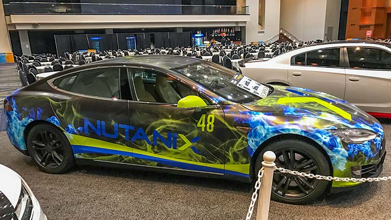 Pokémon-themed car wrap by AP Wraps at DC Auto Show