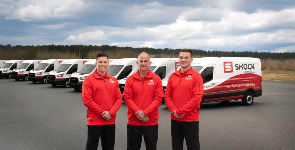 Commercial Fleet Wraps by AP Wraps for Smoke Heating and Air Smoke Heating and Air commercial fleet wrap for brand visibility