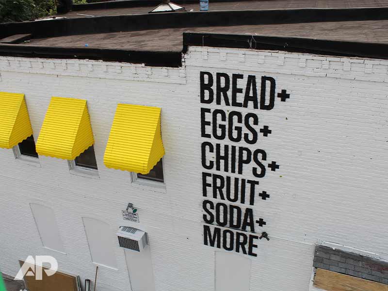 Tony & Mary’s Gethsemane Wall Lettering Wrap Installation