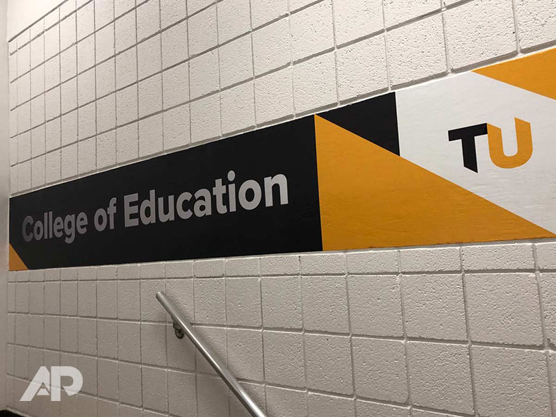 Towson University College of Education Wall Graphic Installation