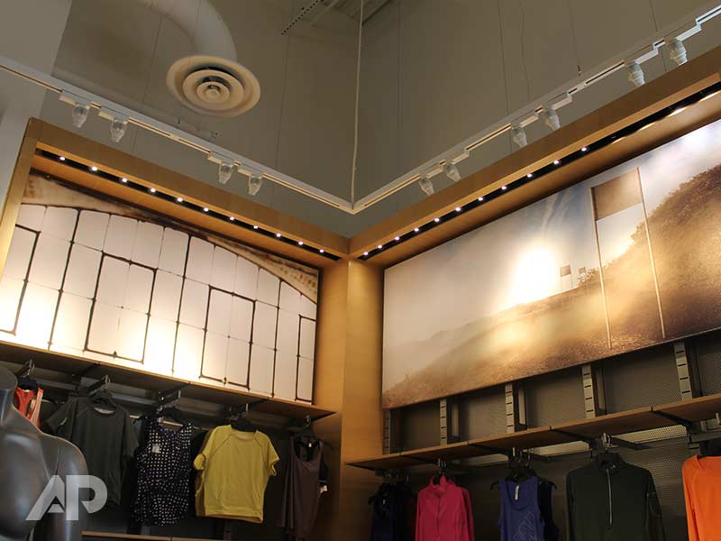 Under Armour wall mural installation in Downtown Baltimore by AP Wraps