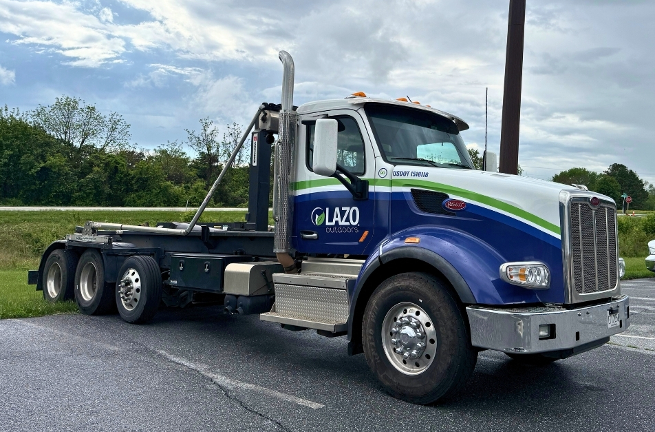 Truck wraps on the Lazo Outdoors truck.