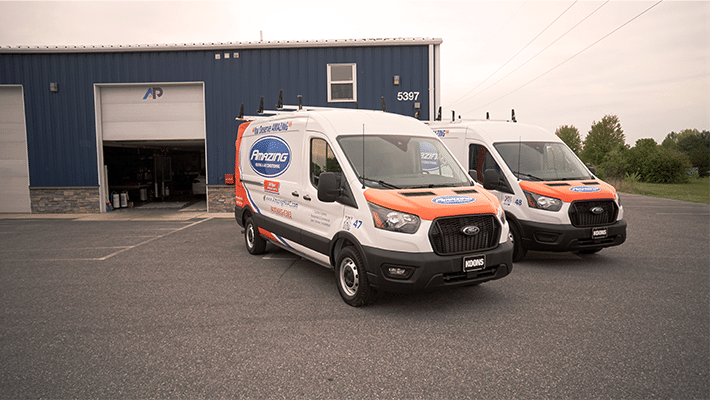 Vehicle wrap showing how existing paint color is covered