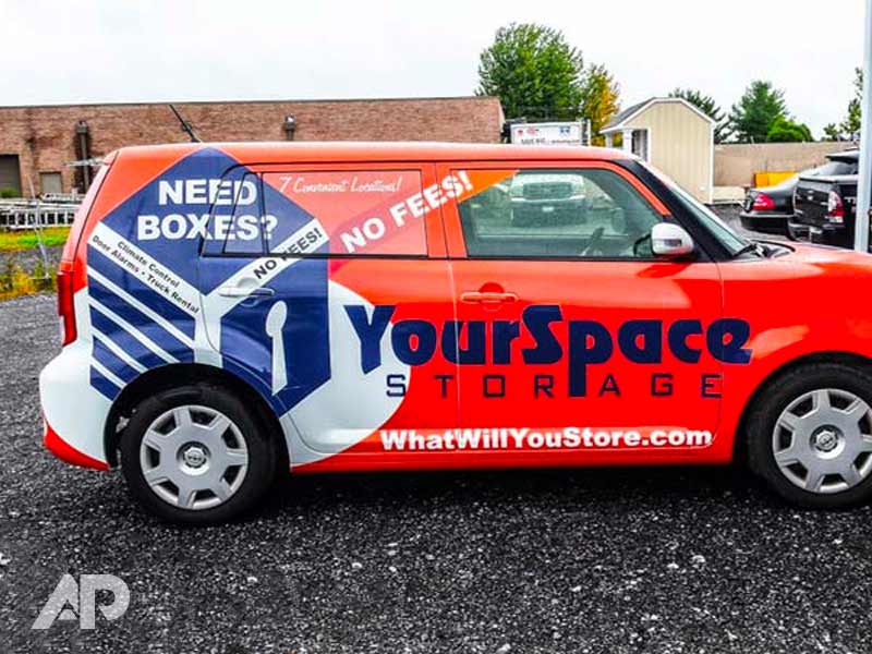 Your Space Storage Truck Wrap Right Side View