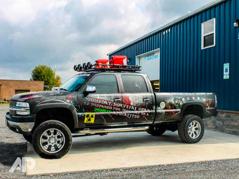 Zombie Apocalypse Truck Wrap Left Side View